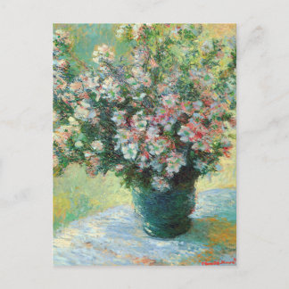 Vase of Flowers Fine Art van Claude Monet Briefkaart