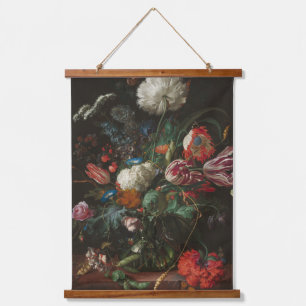 Vase of Flowers - Jan Davidsz. de Heem Hangend Wandkleed