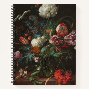 Vase of Flowers - Jan Davidsz. de Heem Notitieboek