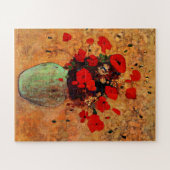 Vase of Poppies par Odilon Redon Jigsaw Puzzle (Horizontal)