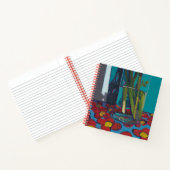 Vase op Flowers journal of sketchbook Notitieboek (Binnen)