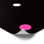 Vase rose - Poster (Coin)