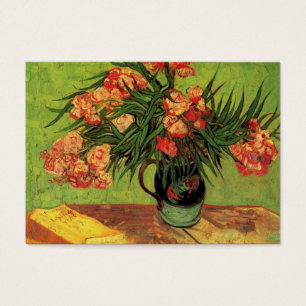 Vase Still Life avec Oleanders and Books, Van Gogh