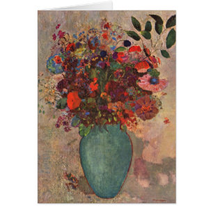 Vase turc par Odilon Redon, Fleurs de style vintag