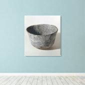 Vase, uit Fontbouisse, 2300-1700 BC Canvas Afdruk (Insitu (Houten vloer))