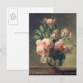 Vase van bloemen 2 briefkaart (Voorkant / Achterkant)