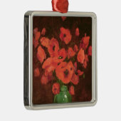 Vase van bloemen 2 metalen ornament (Rechts)