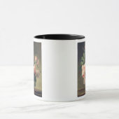 Vase van bloemen 2 mok (Midden)