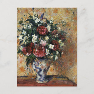 Vase van bloemen briefkaart