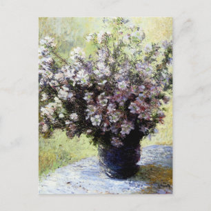 Vase van bloemen briefkaart
