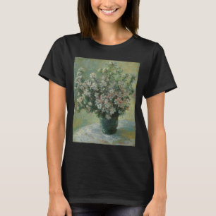Vase van bloemen door Claude Monet T-shirt