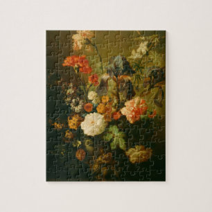 Vase van bloemen door Jan van Huysum Legpuzzel