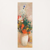 Vase van bloemen door Redon Post-Impressionist Yogamat (Voorkant)