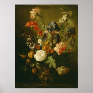 Vase van bloemen II Poster