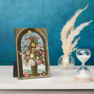 Vase van Bloemen in een Venster, c.1618 Fotoplaat