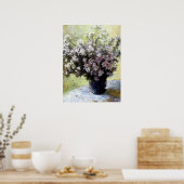 Vase van bloemen poster (Keuken)