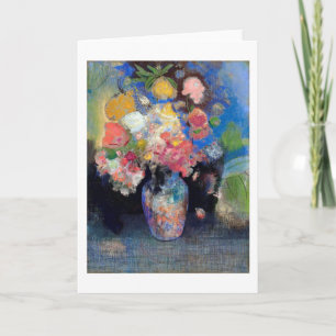 Vase van bloemen, Redon Kaart