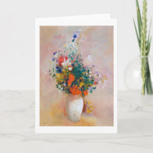 Vase van bloemen, Redon Kaart