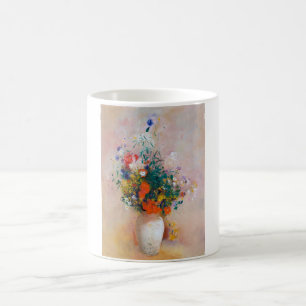 Vase van bloemen, Redon Koffiemok