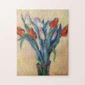 Vase van Tulps Monet Fine Art Legpuzzel (Verticaal)