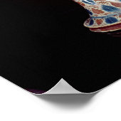 Vase vitrée à l'étouffante décoration (Coin)