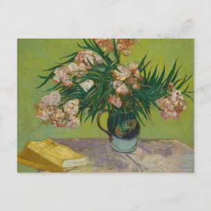 Vase w Oleanders & Livres par Van Gogh Carte posta