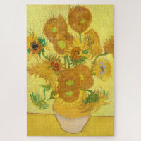 Vase with fifteen sunflowers by Vincent Van Gogh 