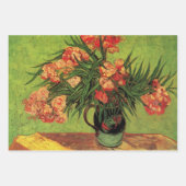 Vase with Oleanders and Books by Vincent van Gogh Inpakpapier Vel (Voorkant 2)