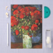 Vase with Red Poppies by Vincent van Gogh Tissuepapier (Craft)