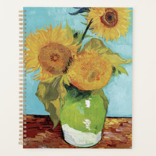 Vase with Three Sunglowers 1888 by Vincent van Gog