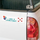 Vasectomie Bumpersticker (Op Truck)