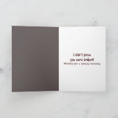 Vasectomie Humor Kaart (Binnen)