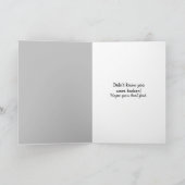 Vasectomie Humor Kaart (Binnen)