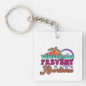 Vasectomie Voorkomen abortus Sleutelhanger (Voorkant)