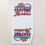 Vasectomie Voorkomen van abortus Strandlaken (Voorkant)