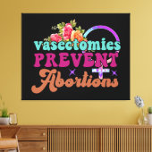Vasectomieën voorkomen abortuscanvas afdrukken (Insitu (Woonkamer))