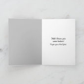 Vasectomiehumor met chimpansee kaart (Binnen)