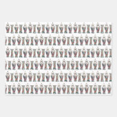 Vases de gingembre à feuilles de tabac vintages  (Devant 3)