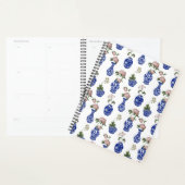 Vases et fleurs bleus de chinoiserie  (Devant avec enveloppe)