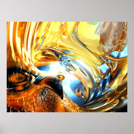 Vasière de verre Poster Abstrait (Devant)