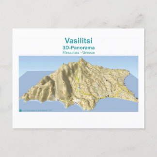 Vasilitsi - 3D-Panorama-kaart - Briefkaart