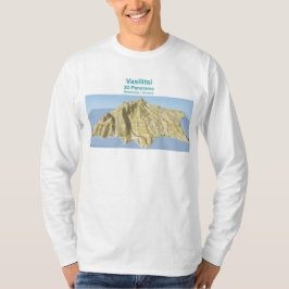 Vasilitsi - 3D-Panorama-kaart - T-Shirt Long