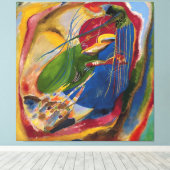 Vasily Kandinsky - Afbeelding met drie spots Canvas Afdruk (Insitu (Houten vloer))