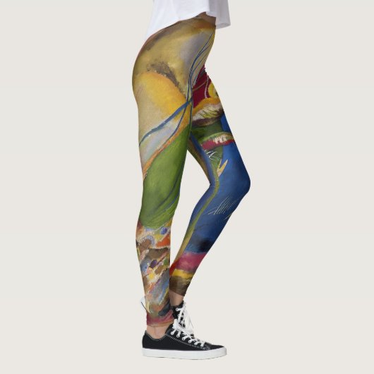 Vasily Kandinsky - Afbeelding met drie spots Leggings (Rechts)