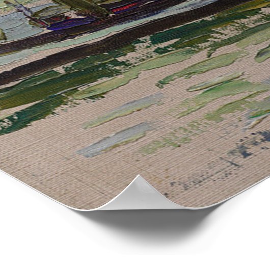 Vasily Kandinsky Bateaux de pêche Sestri Poster (Coin)