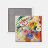Vasily Kandinsky - Black Lines Magneet (Voorkant / Achterkant)
