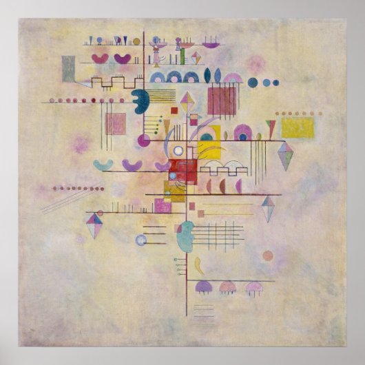 Vasily Kandinsky - Graceful Ascent Poster (Voorkant)