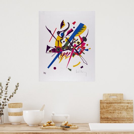 Vasily Kandinsky Small Worlds I Poster (Keuken)