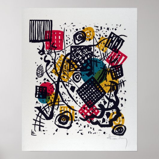 Vasily Kandinsky Small Worlds V Poster (Voorkant)