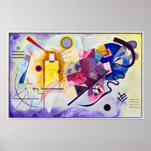 Vasily Kandinsky Yellow-Red-Blue Poster